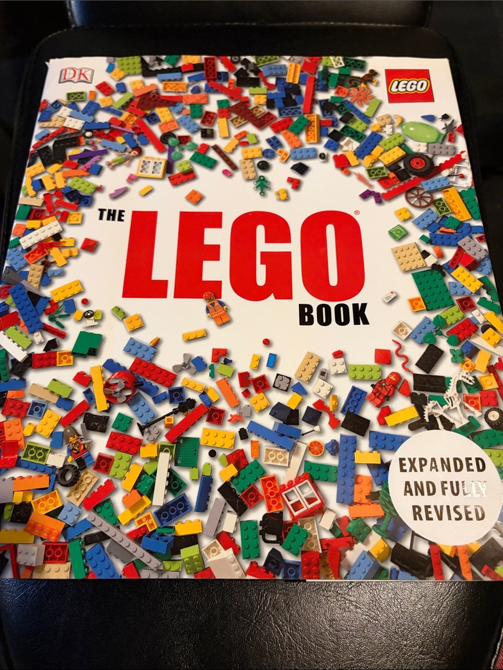 Lego Book with Bright Multicolor Bricks - Red, Blue, Yellow, Green